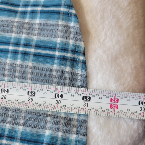 Pendleton Shirt Mens XL Plaid Pearl Snap Long Sleeve Western Blue Button Up - Picture 7 of 7